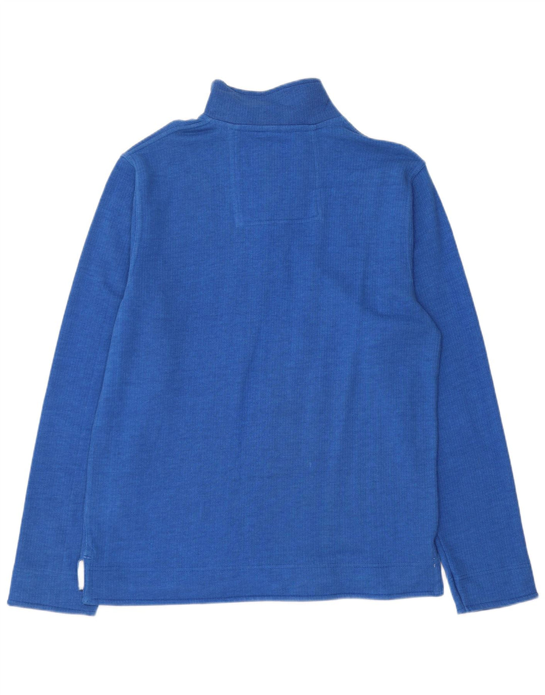 Crew Clothing Mens Zip Neck Sweatshirt Jumper Medium Blue Cotton