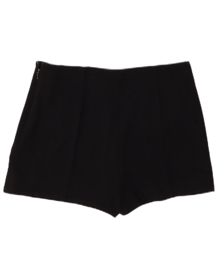 Zara Womens Hot Pants Large W30  Black Polyester