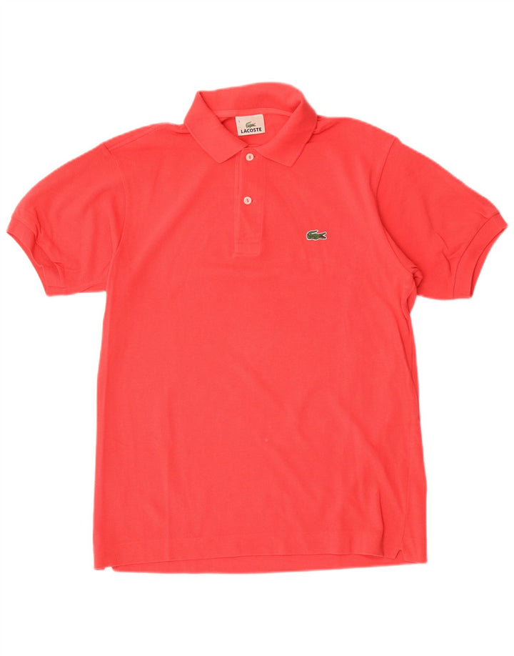 Lacoste Mens Polo Shirt Size 3 Small Red Cotton