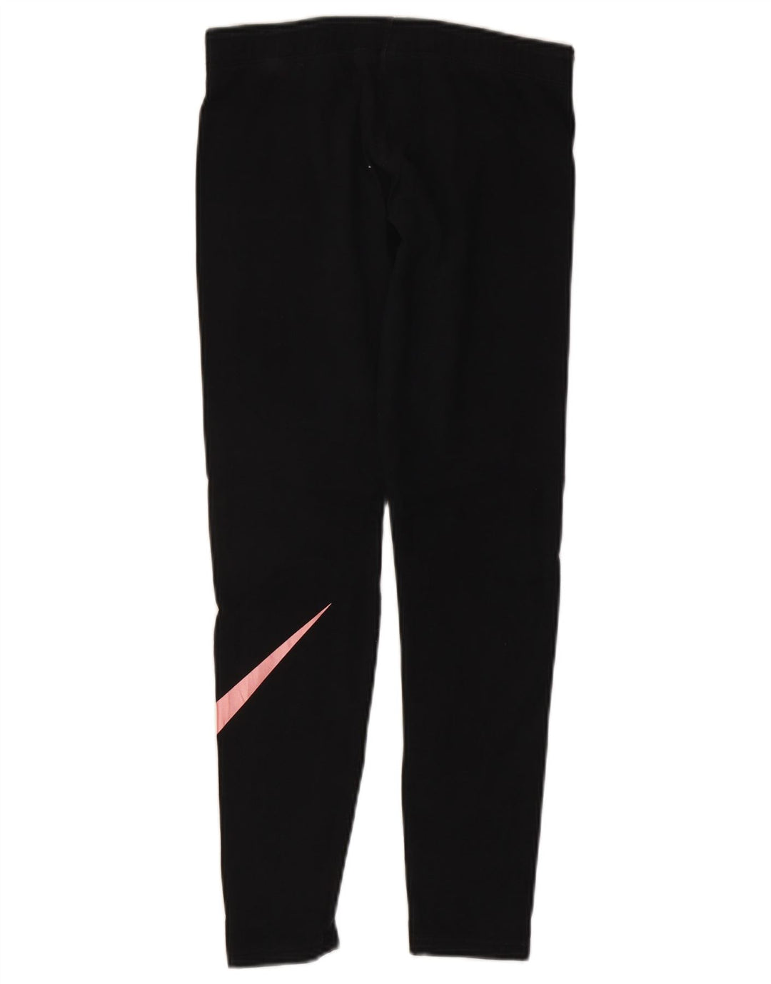 Nike Womens Graphic Leggings UK 12 Mittelschwarze Baumwolle