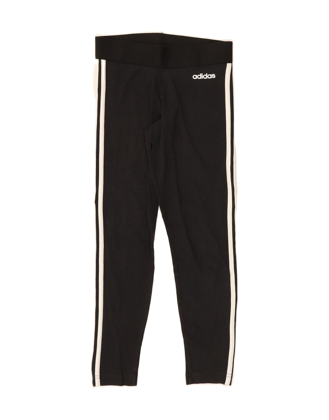 ADIDAS Womens Leggings UK 8/10 Small  Black Vintage Adidas and Second-Hand Adidas from Messina Hembry 