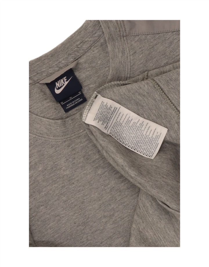 Nike Dame Sweatshirt Jumper UK 14 Medium Grey Bomuld