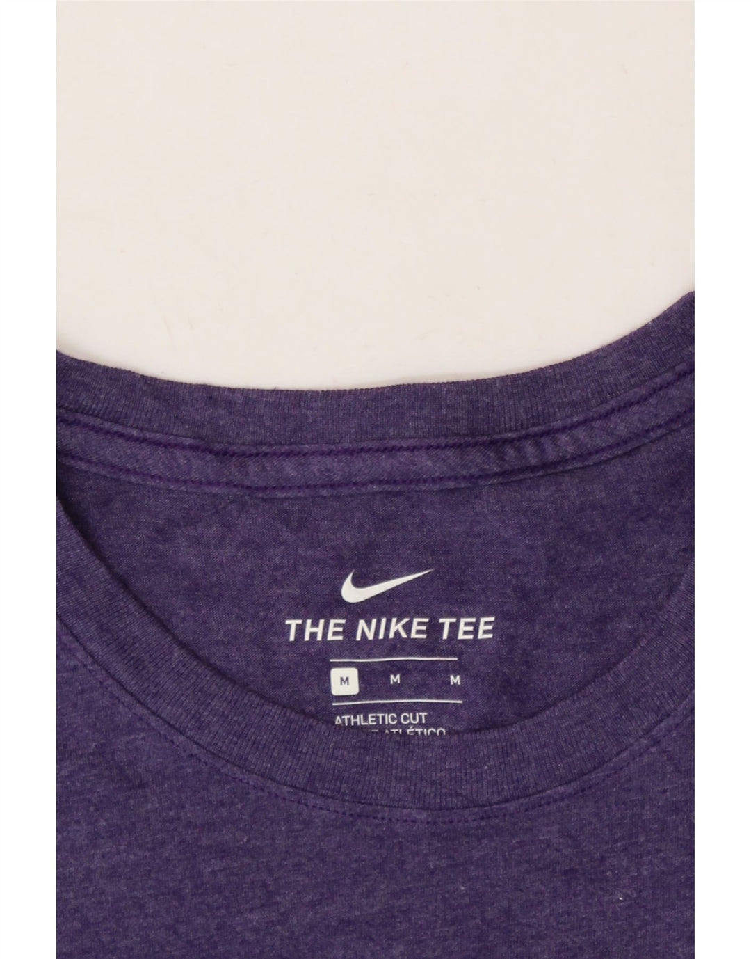 NIKE Mens Graphic T-Shirt Top Medium Purple Polyester Vintage Nike and Second-Hand Nike from Messina Hembry 