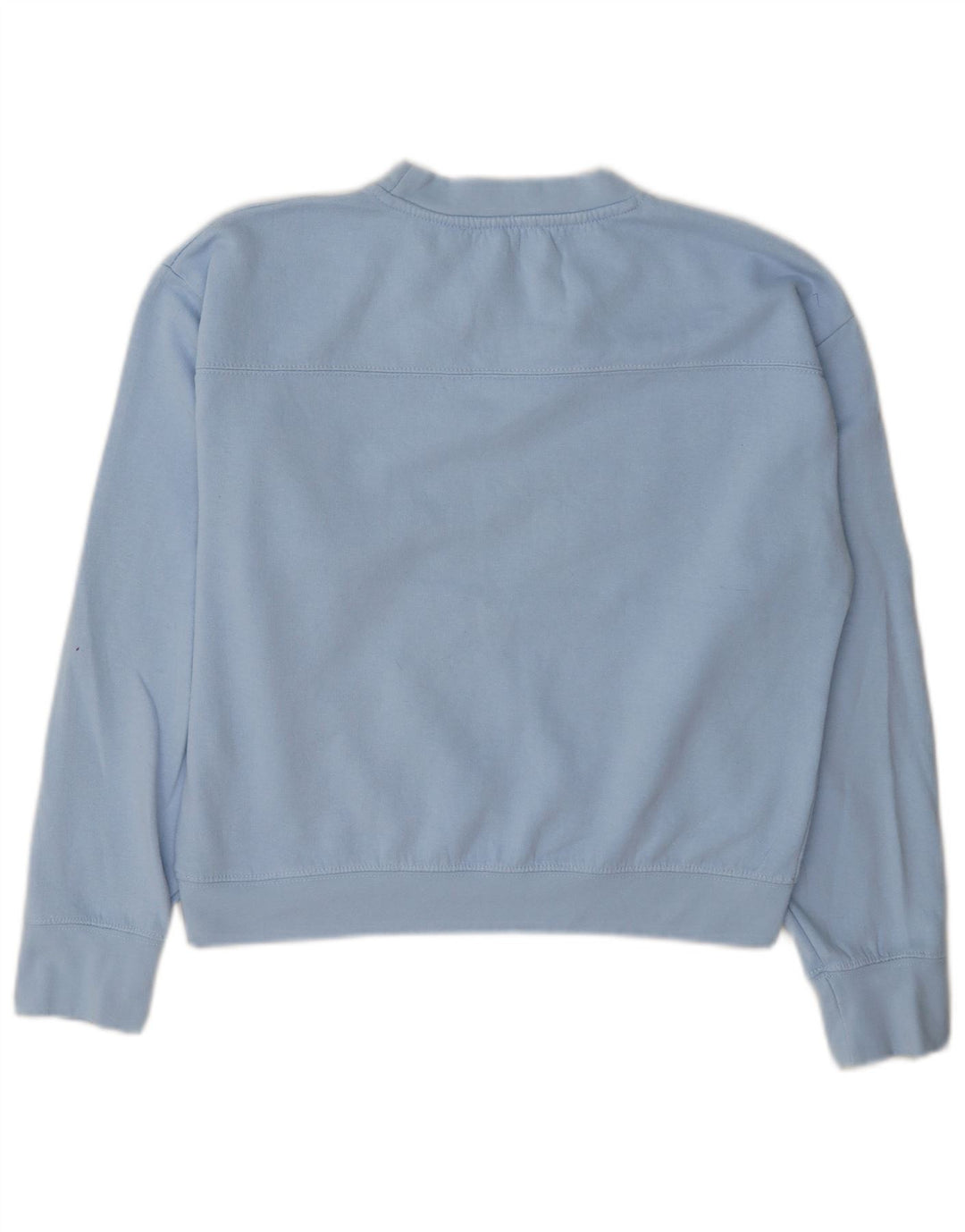 Zara Damen Sweatshirt Pullover UK 10 Small Blau Polyester