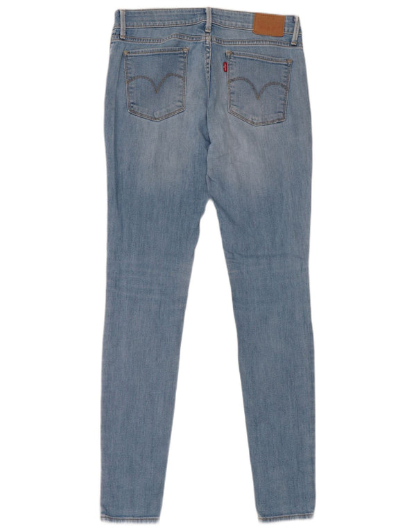 Levi's Damen 710 Super Skinny Jeans W30 L32 Blaue Baumwolle