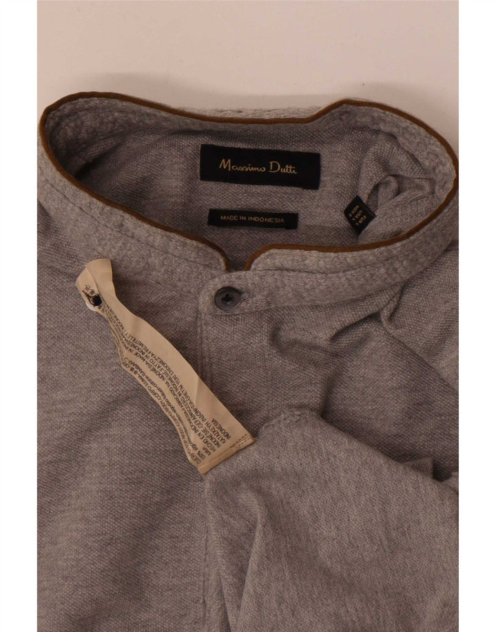 Massimo Dutti Polo Homme Grand Gris Coton