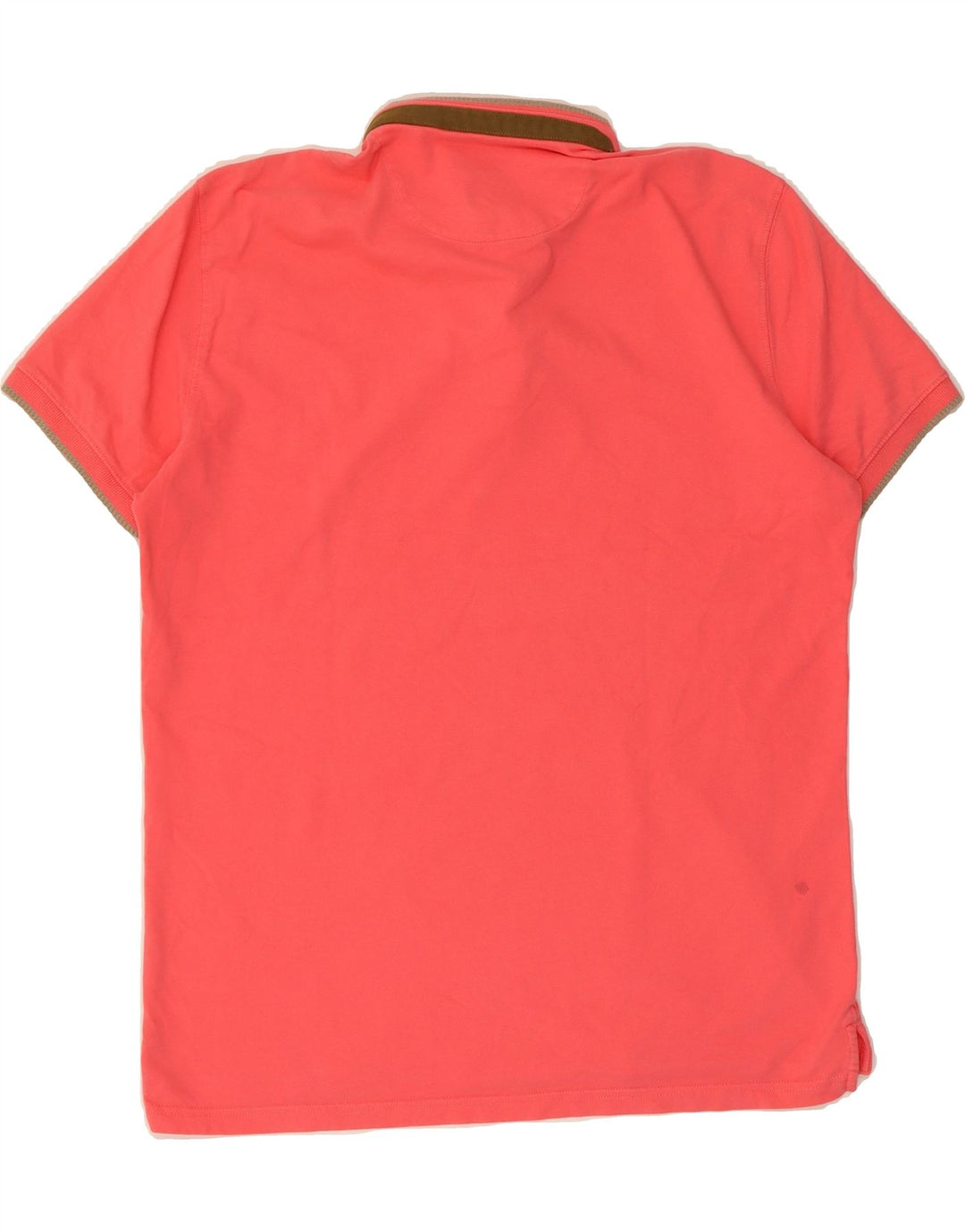 MASSIMO DUTTI Mens Casual Fit Polo Shirt Large Pink Vintage Massimo Dutti and Second-Hand Massimo Dutti from Messina Hembry 