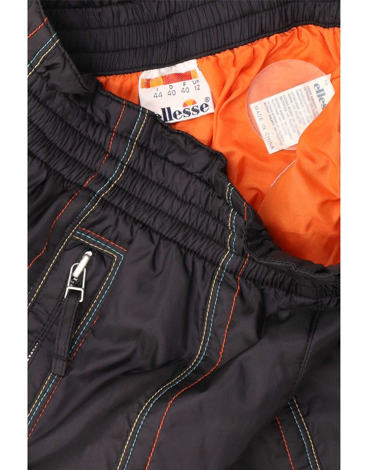 Ellesse Pantalon de ski pour femme Joggers UK 12 Medium Noir Polyamide