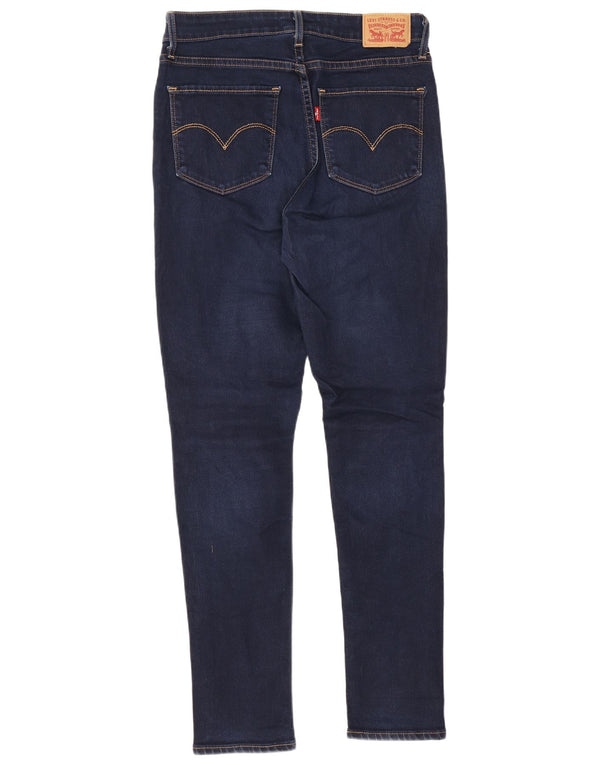Γυναικεία Levi's 721 Ψηλόχρωμα Skinny Jeans W28 L28 Navy Blue Cotton