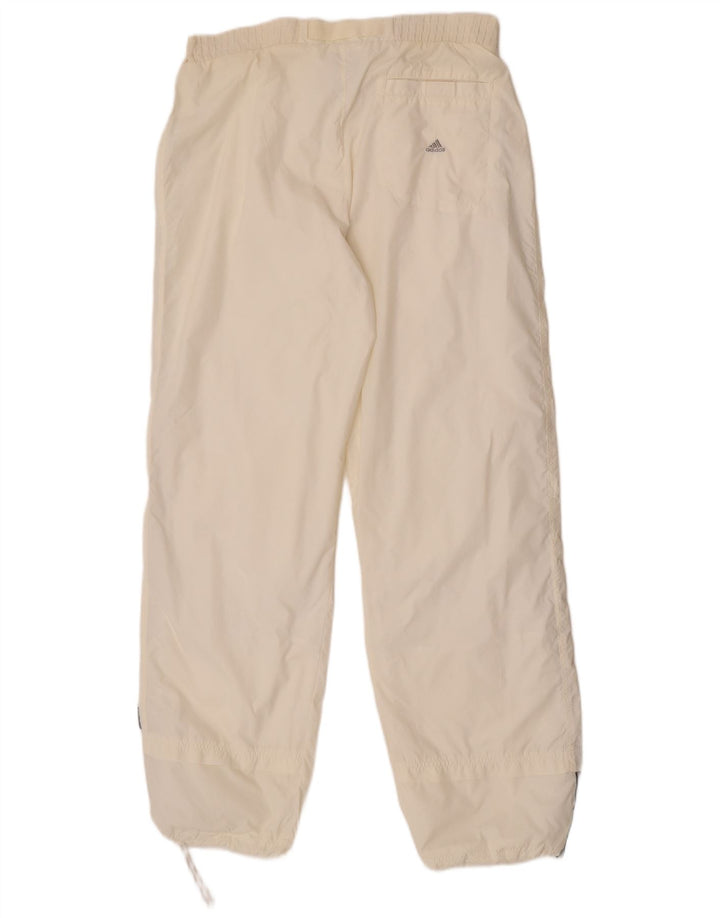 Adidas Mens Waterproof Trousers Large Off White Polyamide