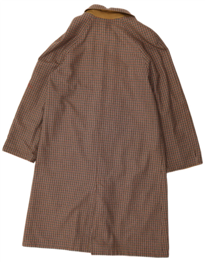 Vintage Womens Reversible Overcoat IT 50 XL Beige
