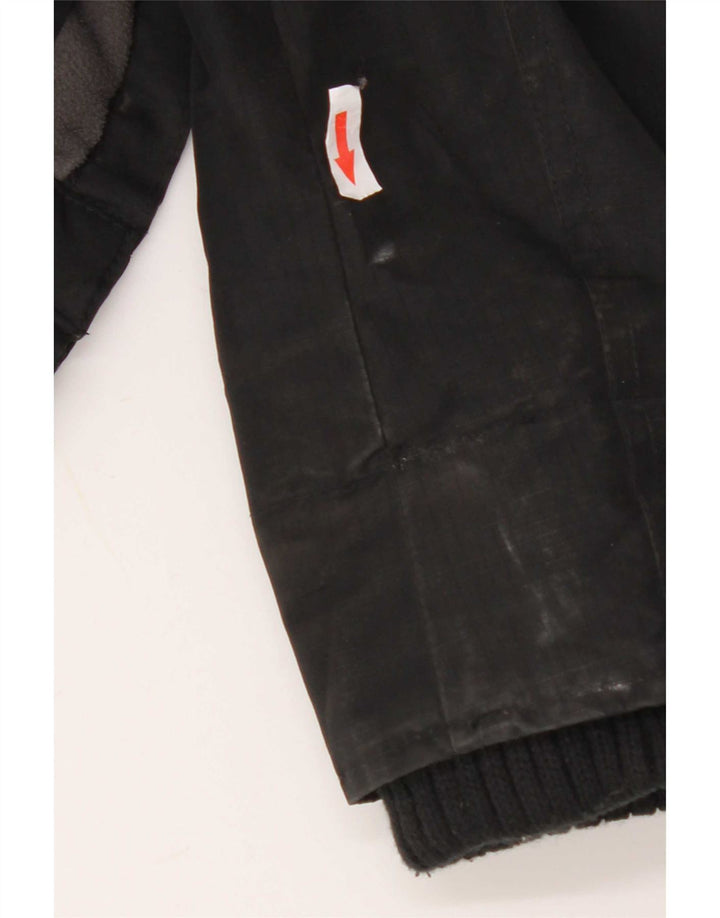 Hollister Mens Windbreaker Jacket UK 36 Small Black Polyester