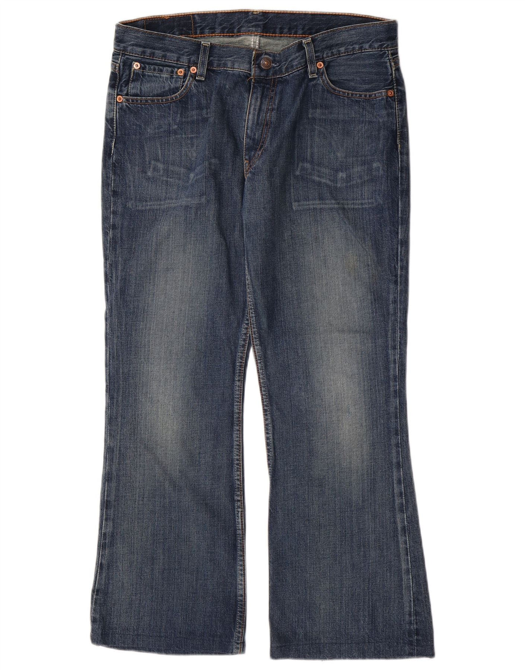 Levi's Dame 529 Flared Jeans W32 L27 Blå Bomuld