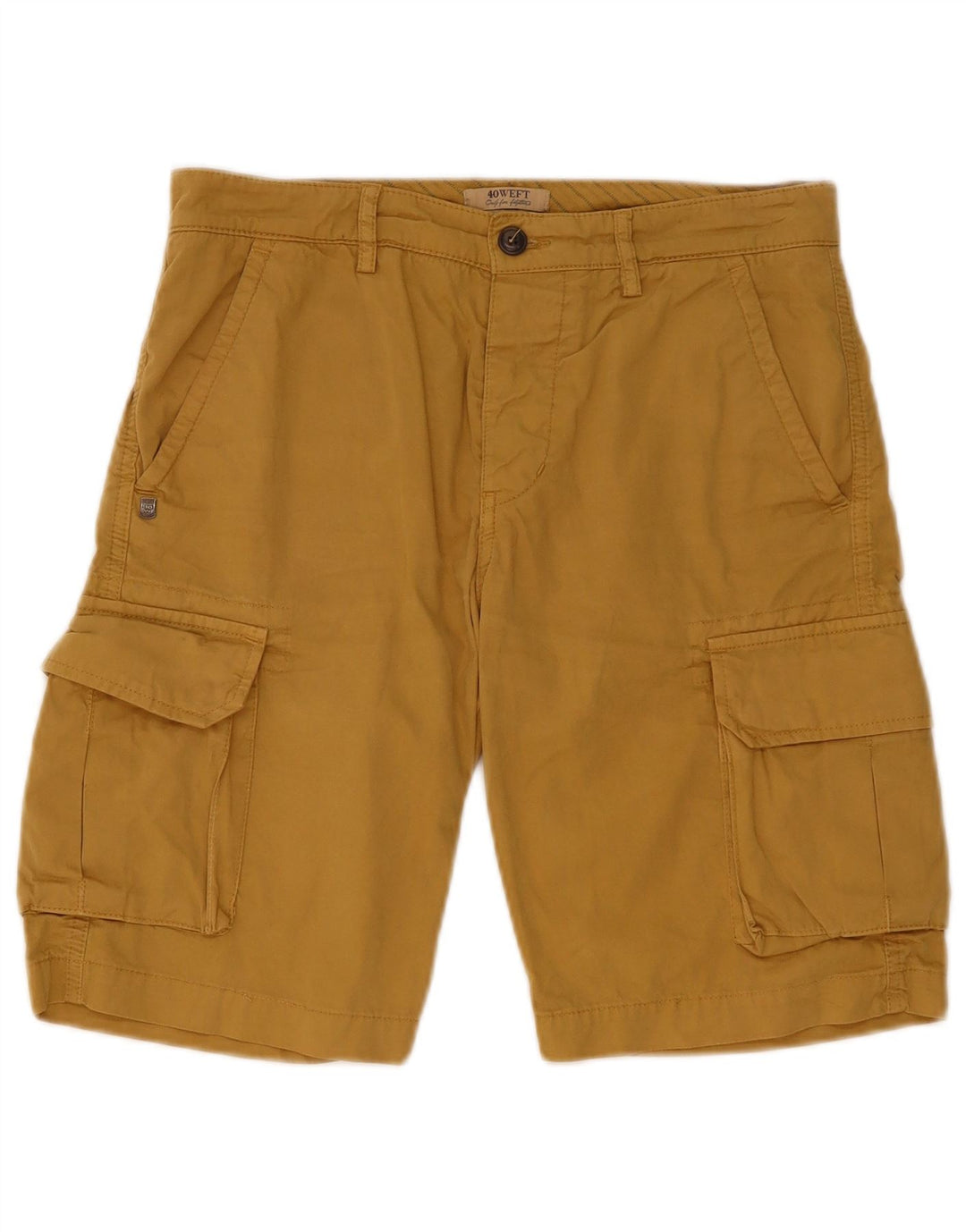 40Weft Mens Cargo Shorts IT 44 XS W32  Brown Cotton