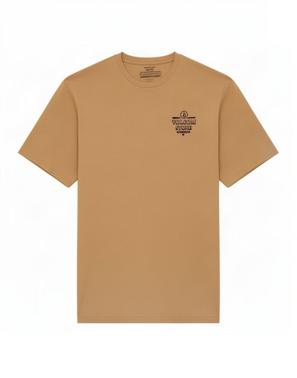 Volcom Camiseta gráfica de ajuste moderno para hombre 2XL Algodón beige