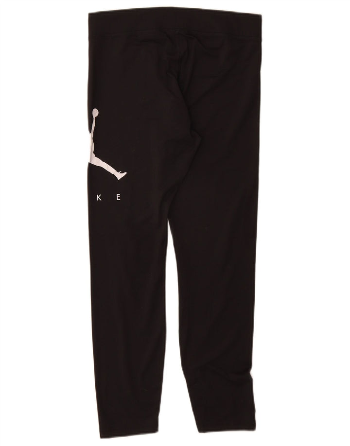 Jordan Girls Graphic Leggings 13-14 Years XL Black Polyester