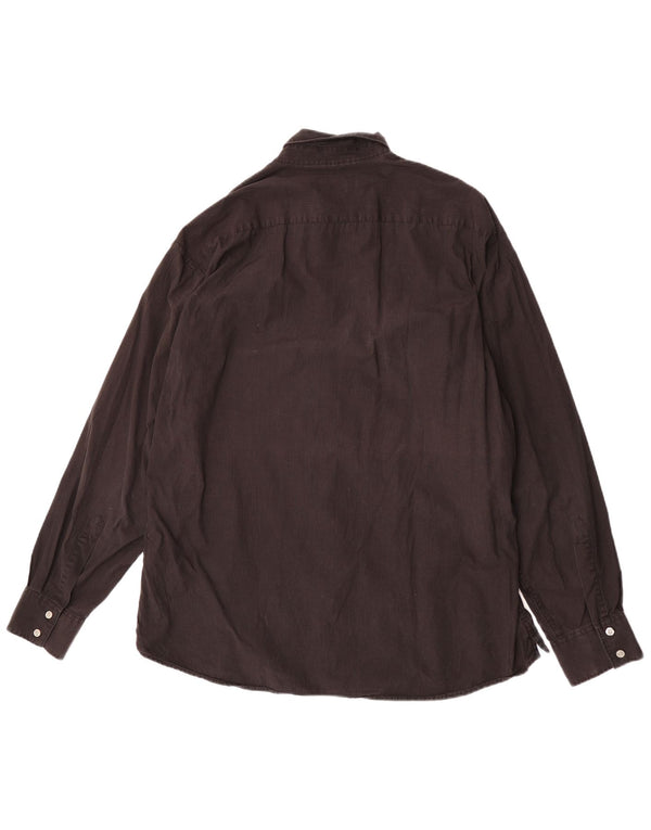 Marlboro Classics Chemise Homme 2XL Coton à Carreaux Marron