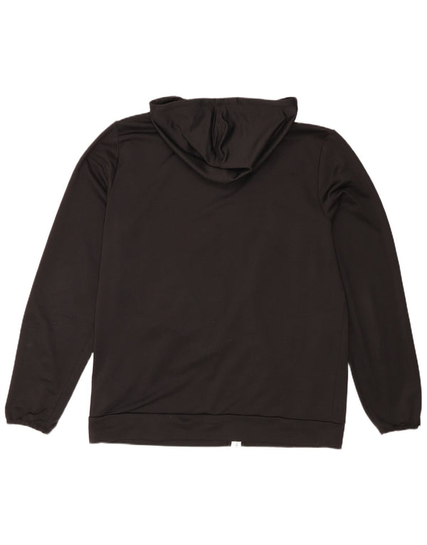 Puma Pull à capuche zippé pour homme Large Noir Polyester