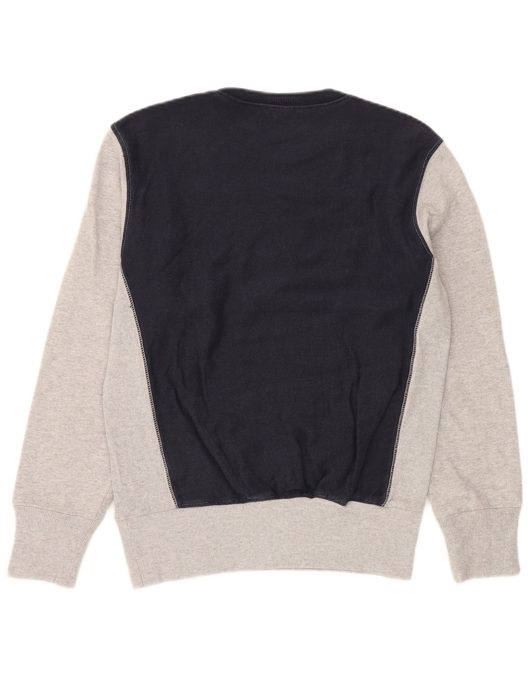Felpa Champion da uomo con trama inversa, cotone grigio medio