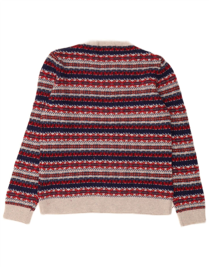 Maglione maglione girocollo da donna Barbour UK 12 medio multicolore