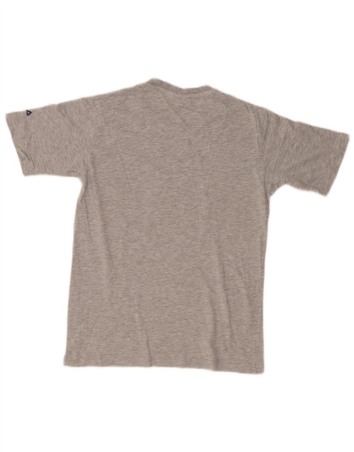 Fila Mens Graphic T-Shirt Top XS Grey Flecked