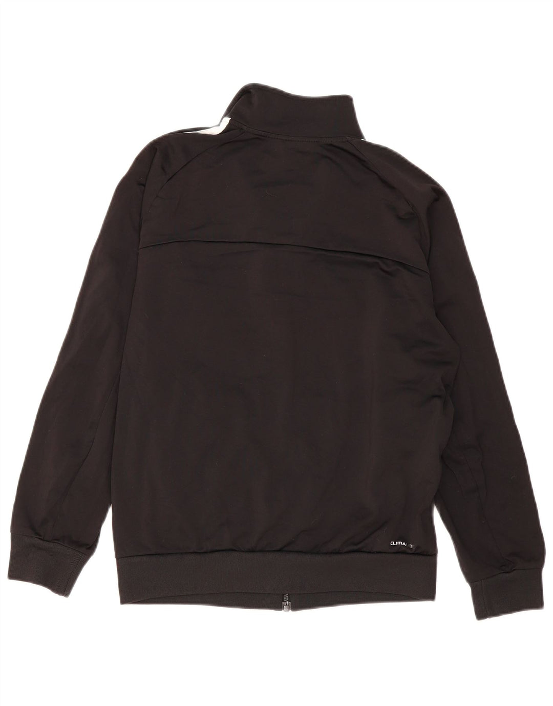 Adidas Mens Climalite Tracksuit Top Jacket UK 38/40 Medium Black Polyester