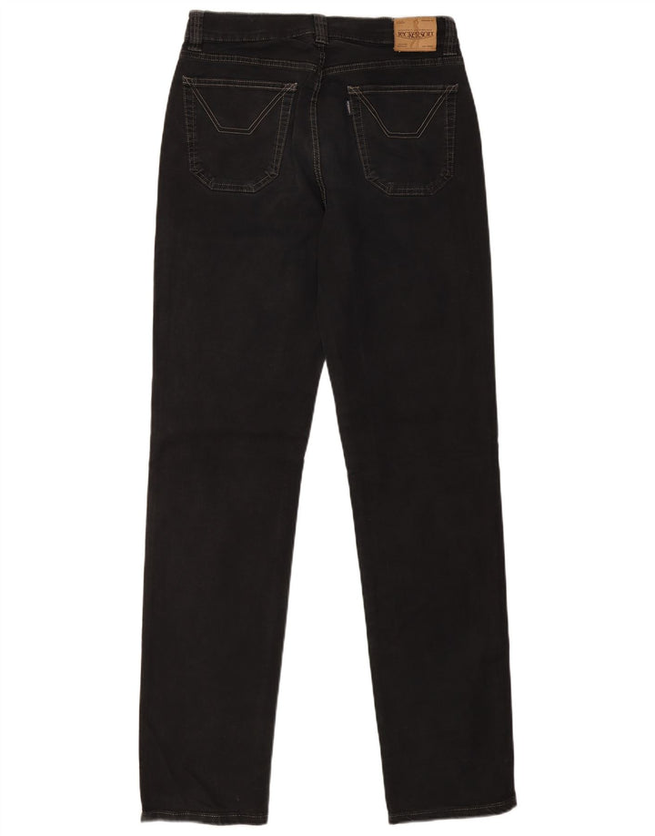 Jeckerson Mens Straight Jeans W34 L34 Grey Cotton