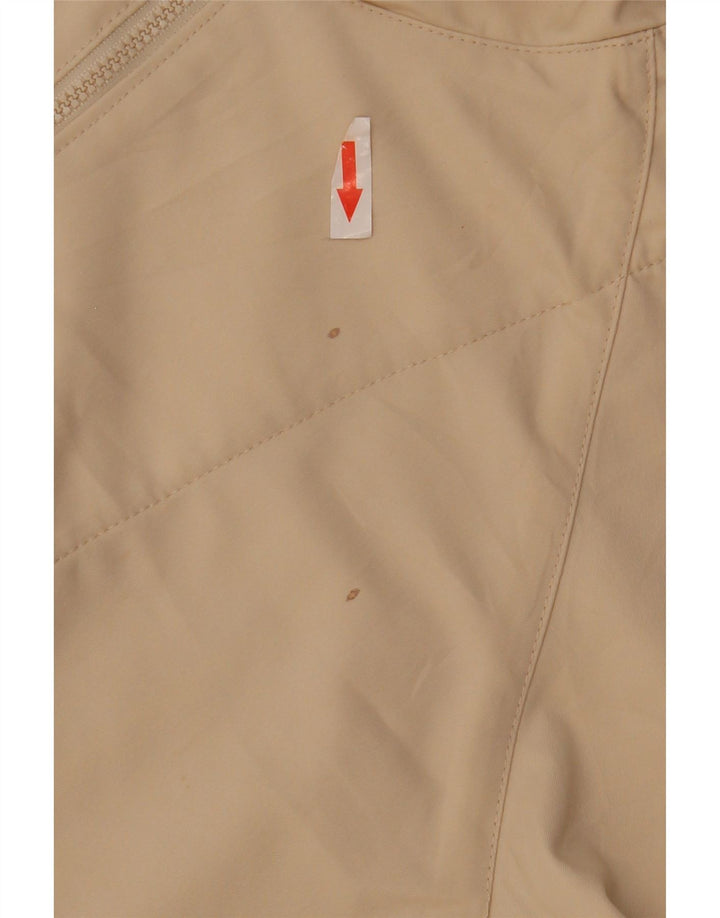 Giacca superiore della tuta da donna Nike US 12/14 Large Beige Poliestere