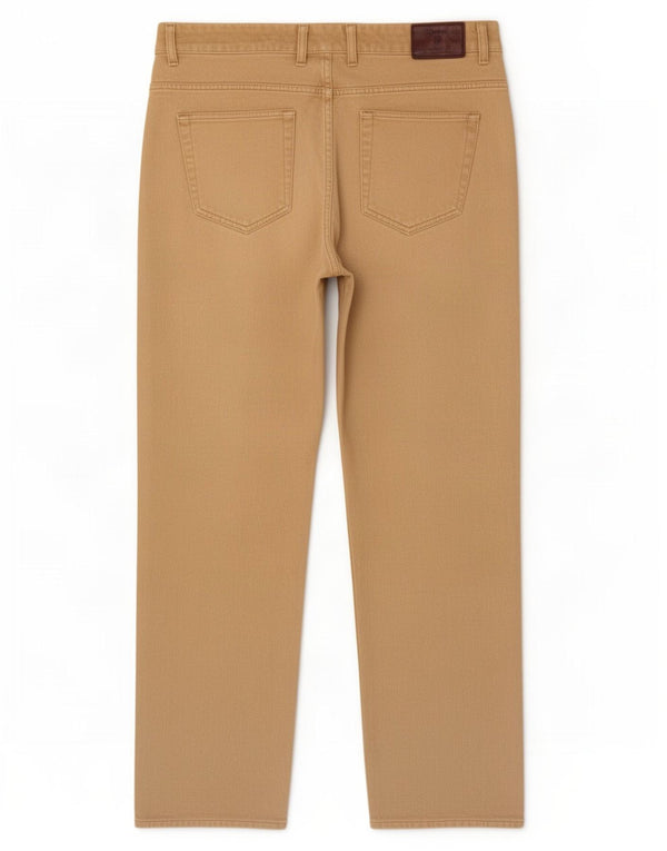 Gant Mens Jason Regular Fit Ležerne Hlače W36 L32 Bež Pamuk