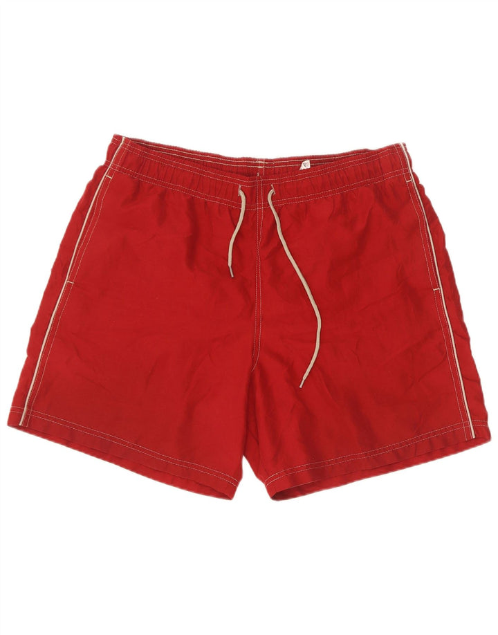 Pantaloncini da bagno da uomo Marks & Spencer grandi rossi in poliestere