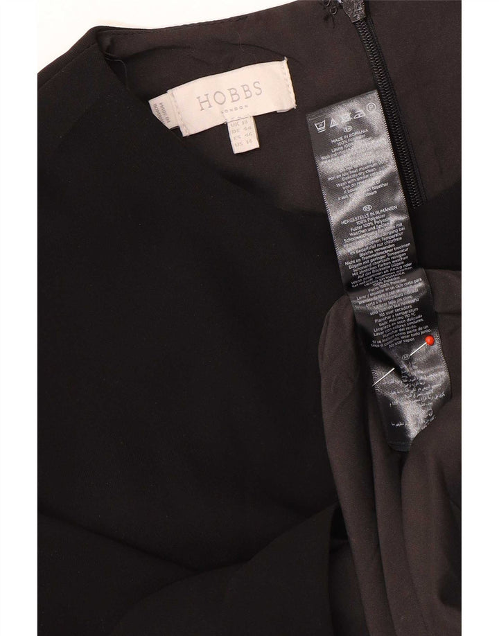 Hobbs Womens Sheath Dress UK 18 XL Black Polyester