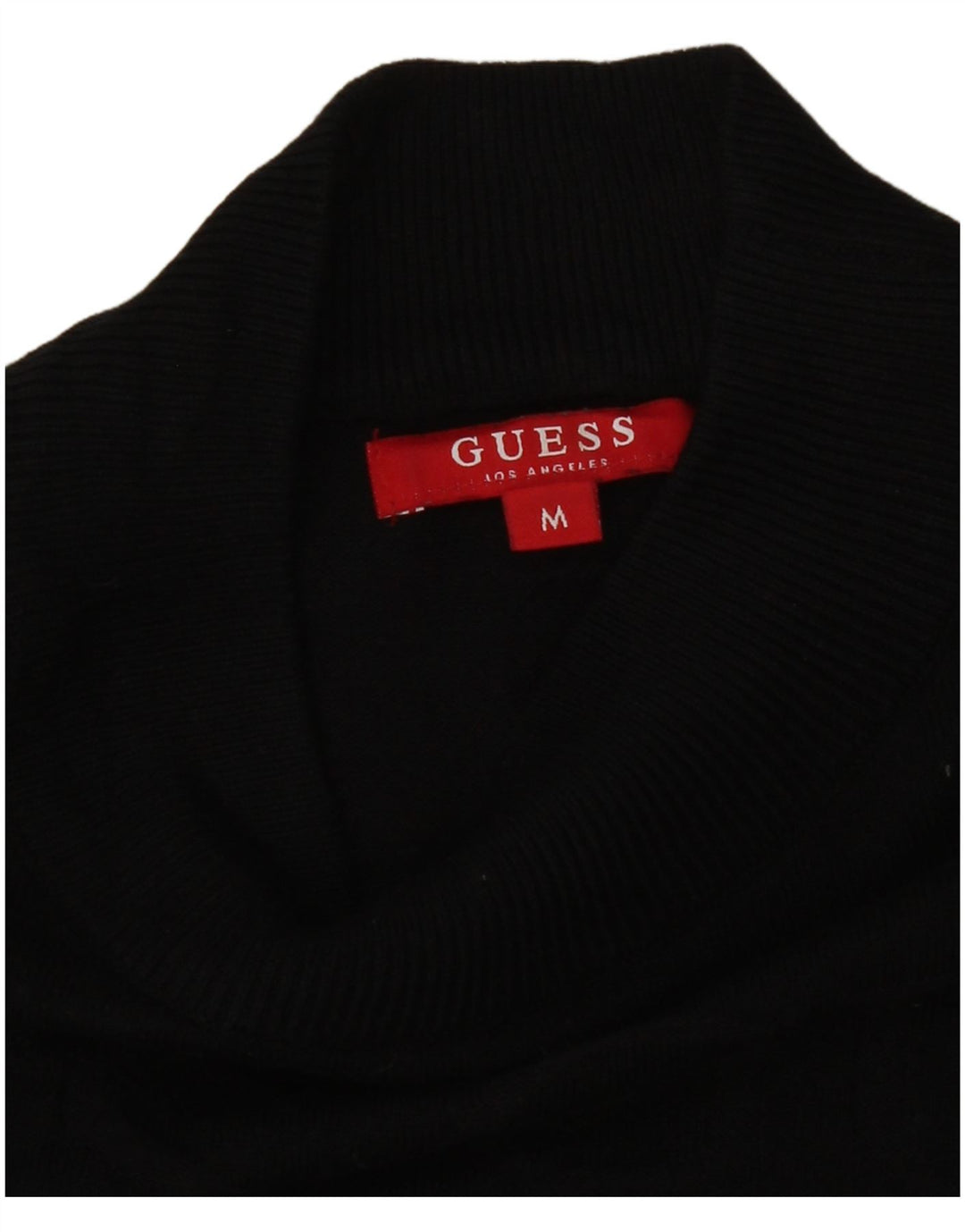 Guess Womens Graphic Jumper Dress UK 12 Medium Black Viscose