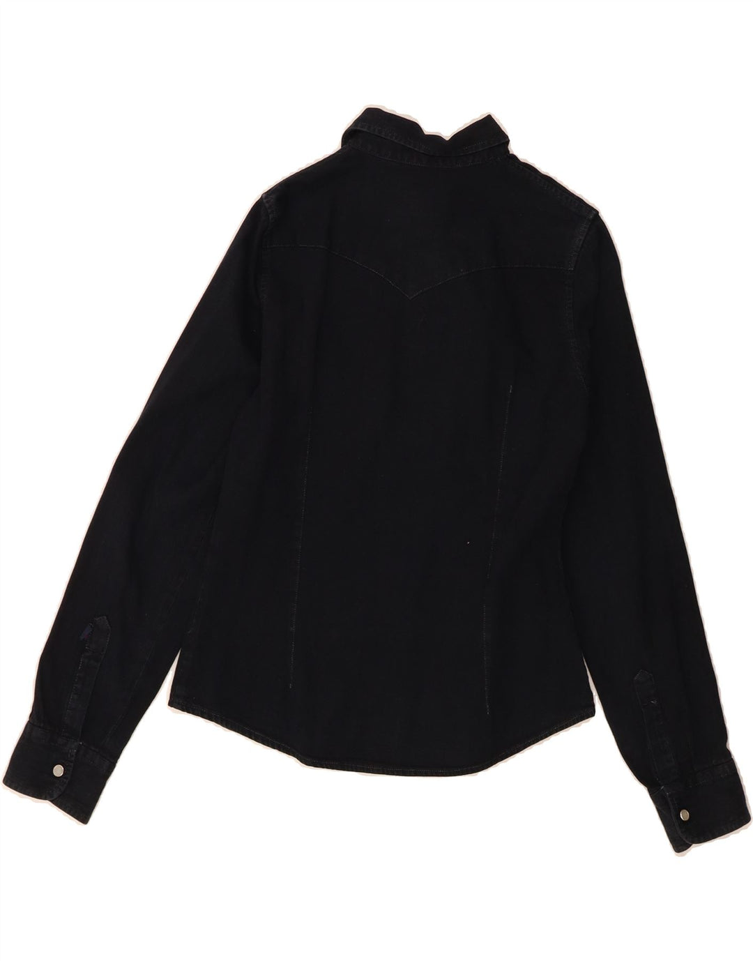 NEW JEANS Womens Denim Shirt UK 10 Small Black Vintage New Jeans and Second-Hand New Jeans from Messina Hembry 