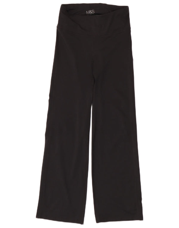 Marks & Spencer Pantalon de survêtement large pour femme UK 8 Small Noir
