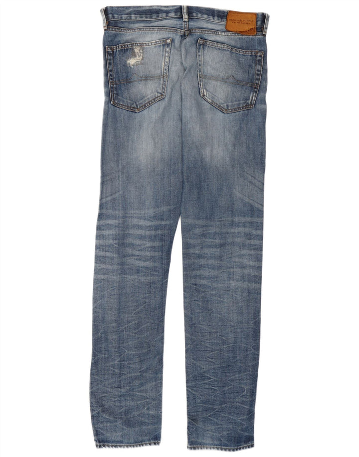 Ralph Lauren Mens Distressed Slim Jeans W32 L33 Blue