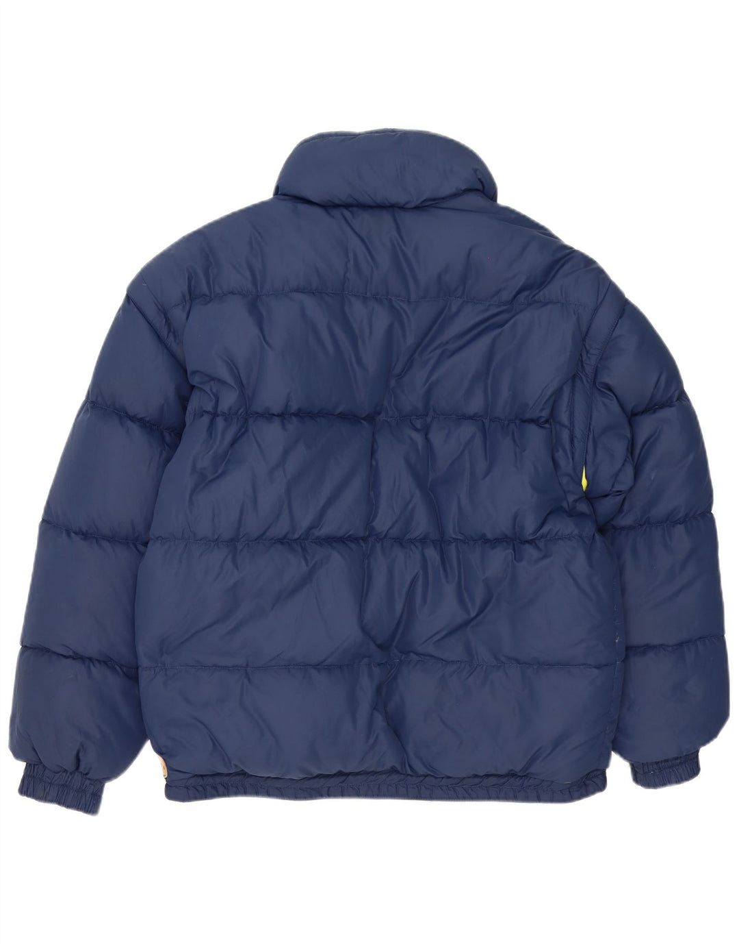 Vintage Mens Reversible Padded Jacket UK 38 Medium Navy Blue Nylon