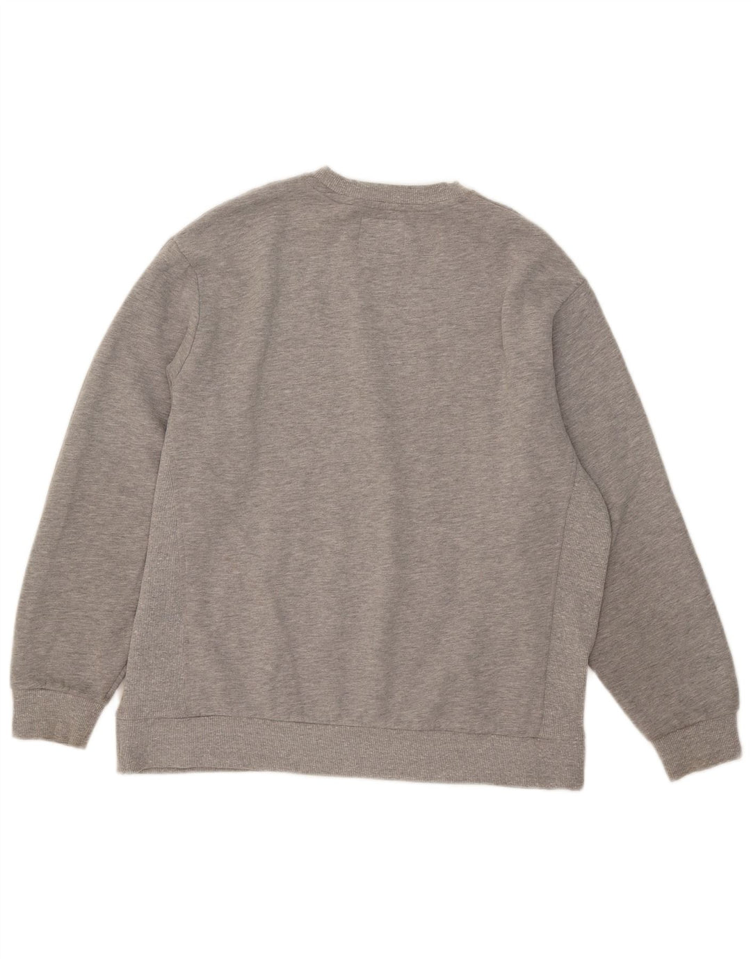Superdry Womens Grafisk Oversized Sweatshirt Jumper UK 14 Stor Grå Bomuld