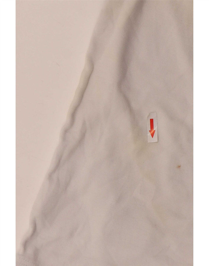 Fila T-Shirt Graphique Homme Blanc Moyen Coton Colorblock