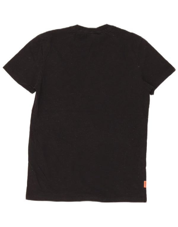 Superdry T-shirt pour homme en coton noir moyen