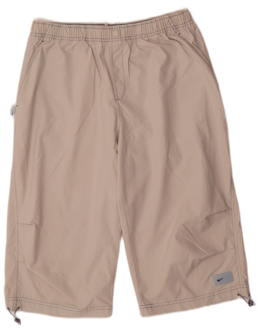 Nike Mens Bermuda Sport Shorts UK 42/44 Large Beige Polyester