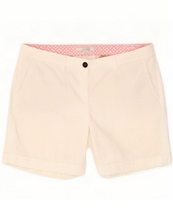 Short chino Boden pour femme UK 14 Large W32 Coton blanc