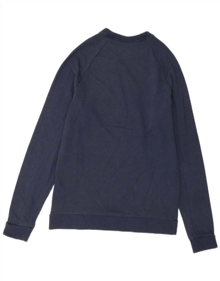 Columbia Mens Graphic Sweatshirt Jumper Large Navy Blue Cotton