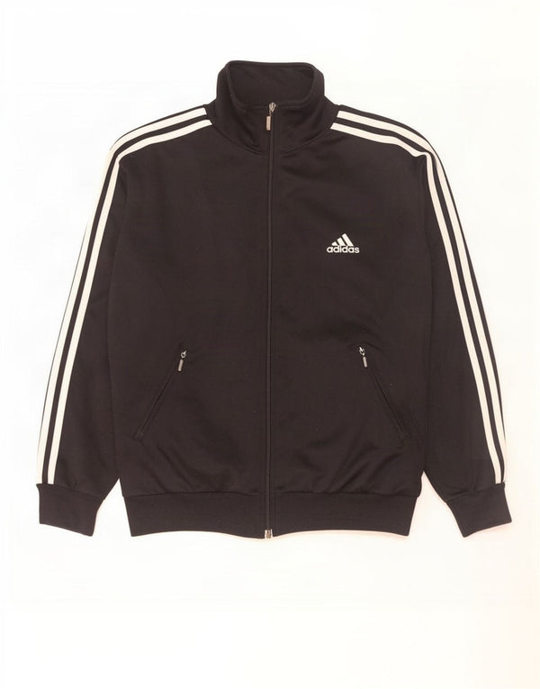 Adidas Veste de survêtement coupe ample pour homme UK 36/38 Petit Noir