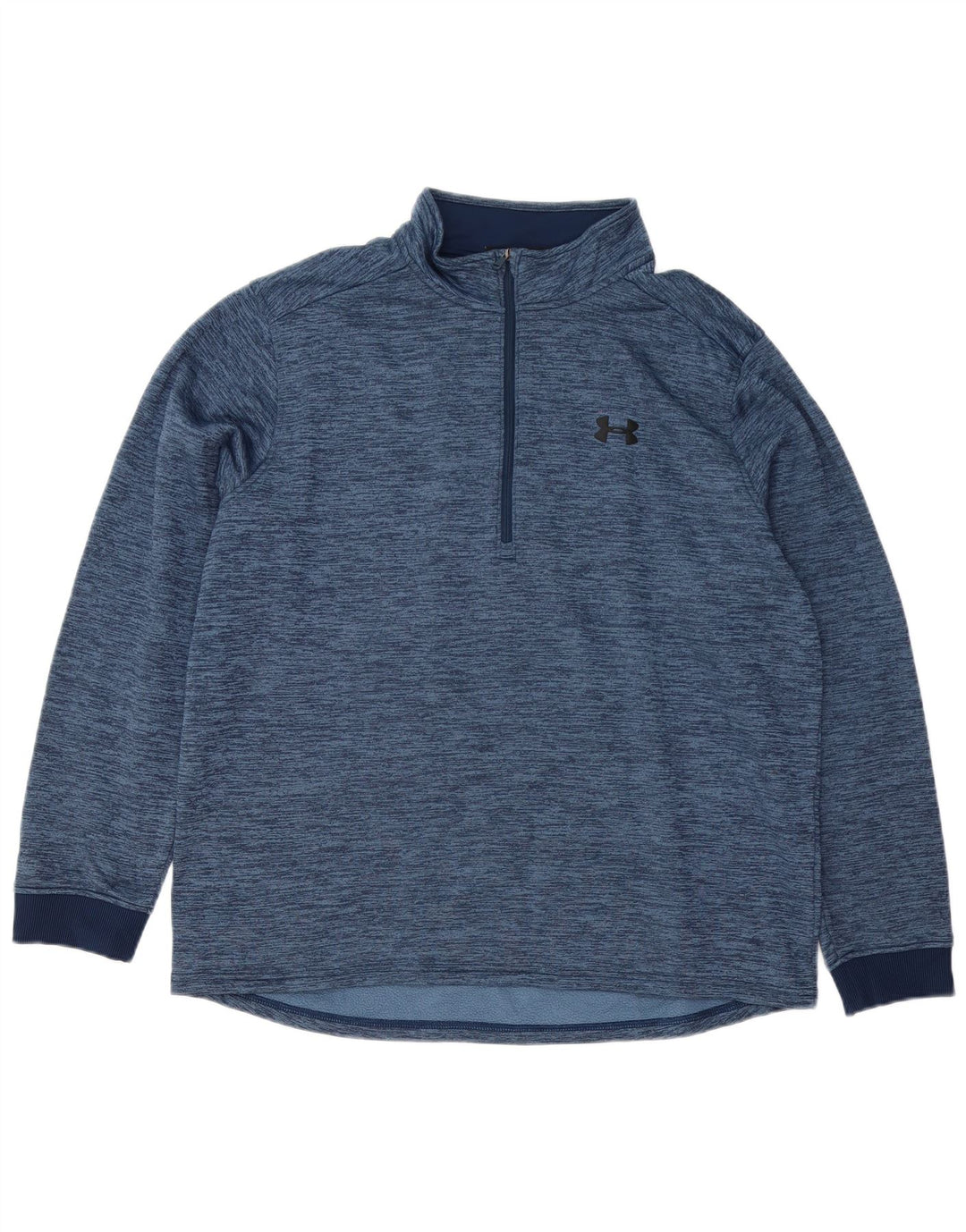 Under Armour Haut de Survêtement Cold Gear Pullover XL Homme Bleu Marine Moucheté