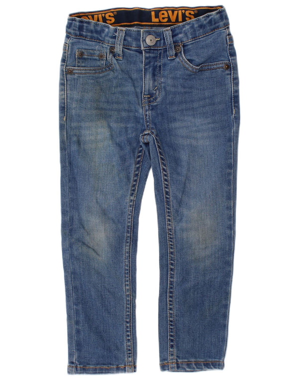 Levi's Boys 510 Skinny Jeans 2-3 Years W22 L16 Blue Cotton