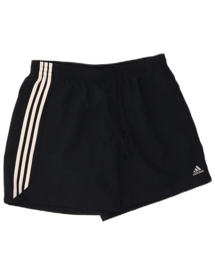 Adidas Mens Clima 365 Sport Shorts Large Navy Blue Polyester