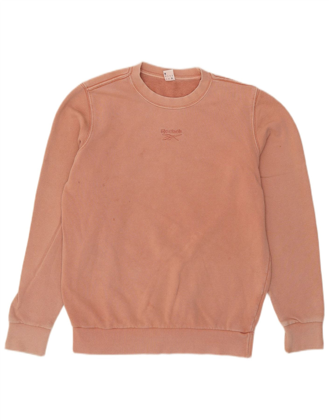 Reebok Mens Sweatshirt Jumper Small Pink Cotton