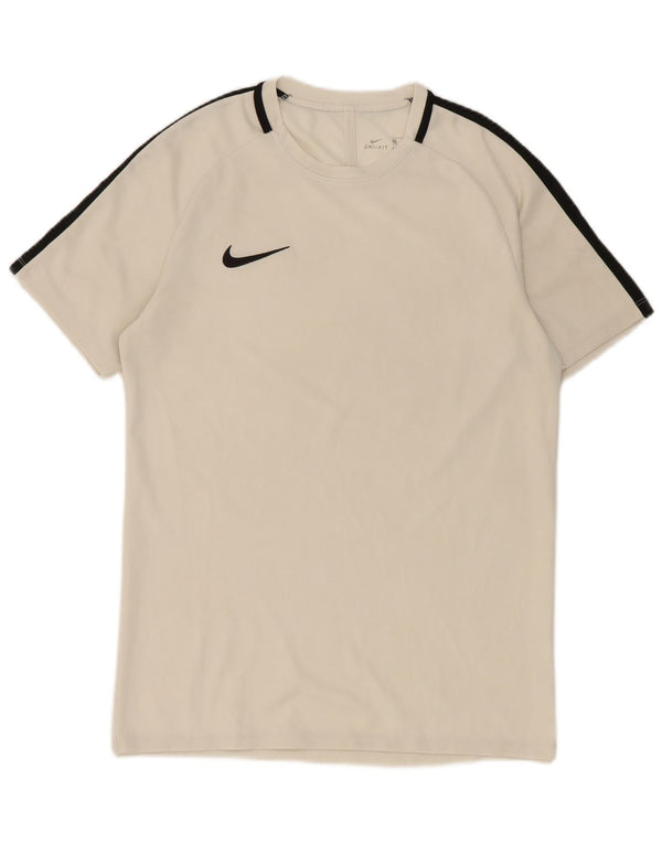 Nike Herre Dri Fit T-shirt Top Medium White