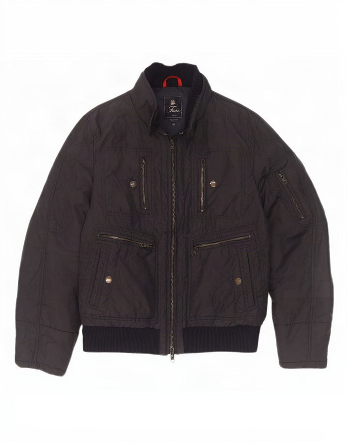 Giacca imbottita bomber da uomo Fay UK 40 grande blu navy