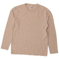 Zara Herre Top Langærmet Medium Beige Polyester